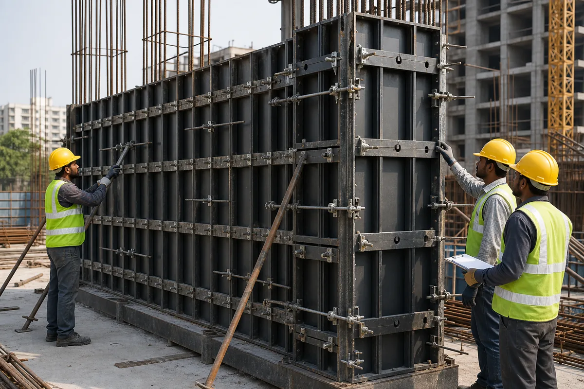 Wall and column formwork application